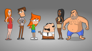 Cartoon Character Design for Animation