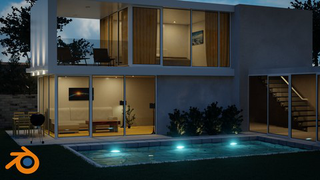 Create & Design a Modern 3D House in Blender 2.80